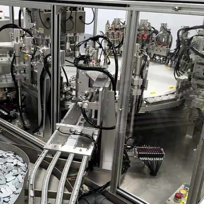 PLC Automatic Euro Cap Assembly Machine With Touch Screen