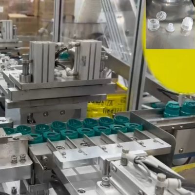 High Efficiency Flip Cap Assembly Machine with 4500-15000pcs/hr Speed and 99% Qualified Rate for Linear or Rotary Applications