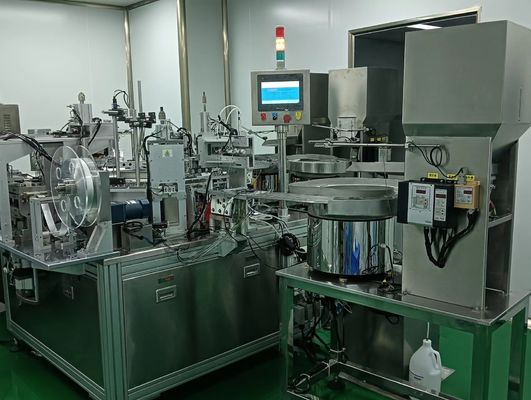Καλή τιμή. Αυτόματη μηχανή συναρμολόγησης ιατρικού προϊόντος για σύνδεσμο έγχυσης ιωδόφορου σε απευθείας σύνδεση