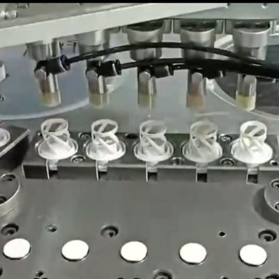 Μηχανή συναρμολόγησης αυτοματοποιημένου κάλυψης αποξηρατήρα για ιατρικά προϊόντα