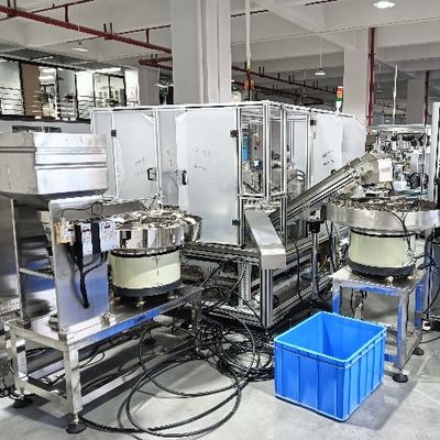 Καλή τιμή. Αυτόματη μηχανή συναρμολόγησης με διπλό αναδιπλούμενο καπάκι σε απευθείας σύνδεση