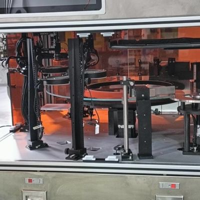 Πλήρως αυτοματοποιημένη επιθεώρηση 360 μοιρών χωρίς τυφλή γωνία 0,3% ποσοστό ψευδούς ανίχνευσης Μηχανή επιθεώρησης εικόνας