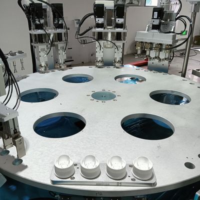 Πλυντήριο πλυντηρίου Καπάκι Αυτοματοποιημένη μηχανή συναρμολόγησης Ενεργοποίηση γύρισμα από ανοξείδωτο χάλυβα