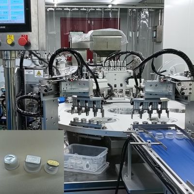 Καλή τιμή. Μηχανή συναρμολόγησης Euro Cap για κάλυψη με ταινία έγχυσης με έλεγχο PLC σε απευθείας σύνδεση