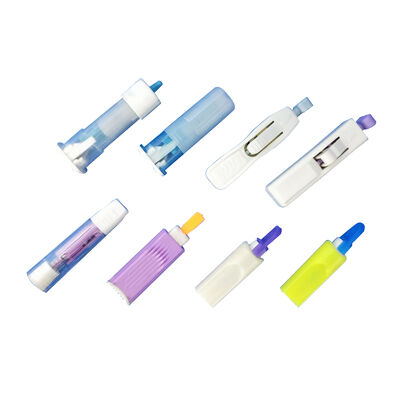 Αυτοματοποιημένη γραμμή παραγωγής Lancet Ασφάλειας με έλεγχο PLC και λειτουργία οθόνης αφής για 99% εξειδικευμένη συναρμολόγηση βελόνας συλλογής αίματος